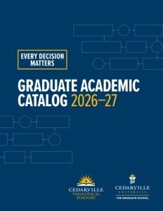 2026–27 Graduate Academic Catalog