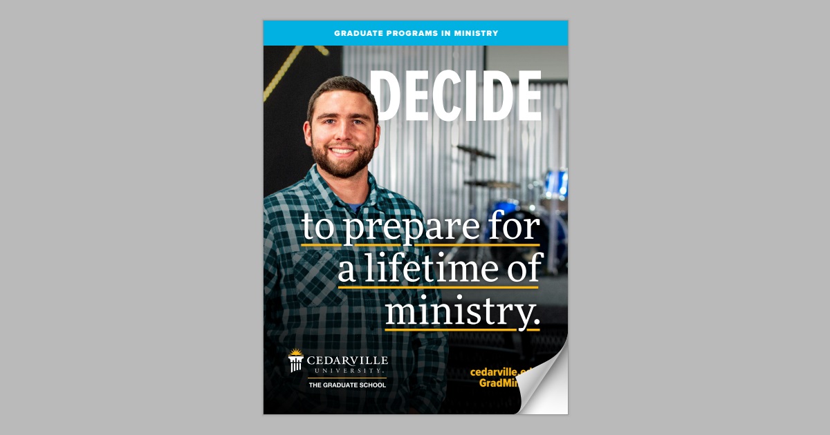 Graduate Programs In Ministry At Cedarville University